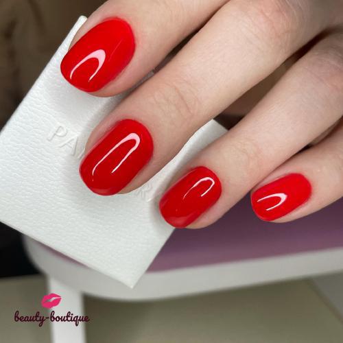 Красный, - страстный 💋💄❤️ Правильный выбор! С наступающим 8 Марта🌹#nailminsk
